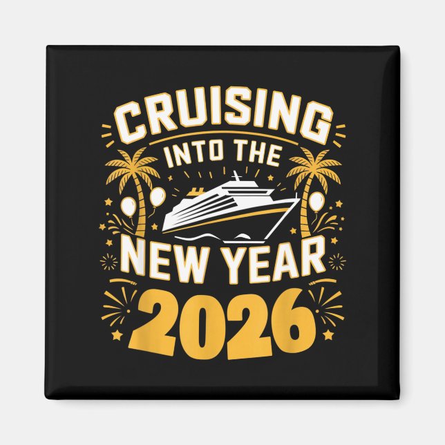 Aimant Cruising Into 2026 New Years Eve Party Favors Fami (Devant)