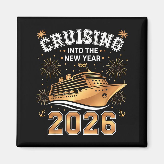 Aimant Cruising Into 2026 New Years Eve Party Favors Fami (Devant)