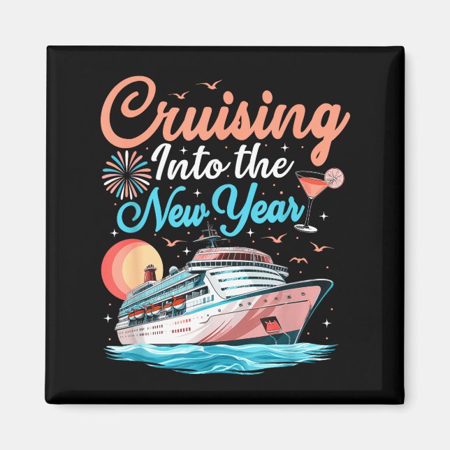 Aimant Cruising Into New Years Eve Party Countdown Happy  (Devant)