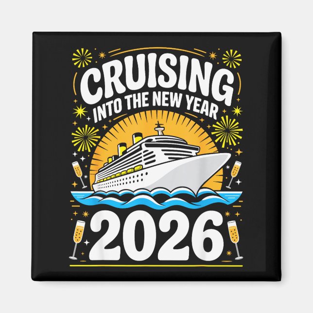 Aimant Cruising Into The New Years Eve 2026 Family Matchi (Devant)