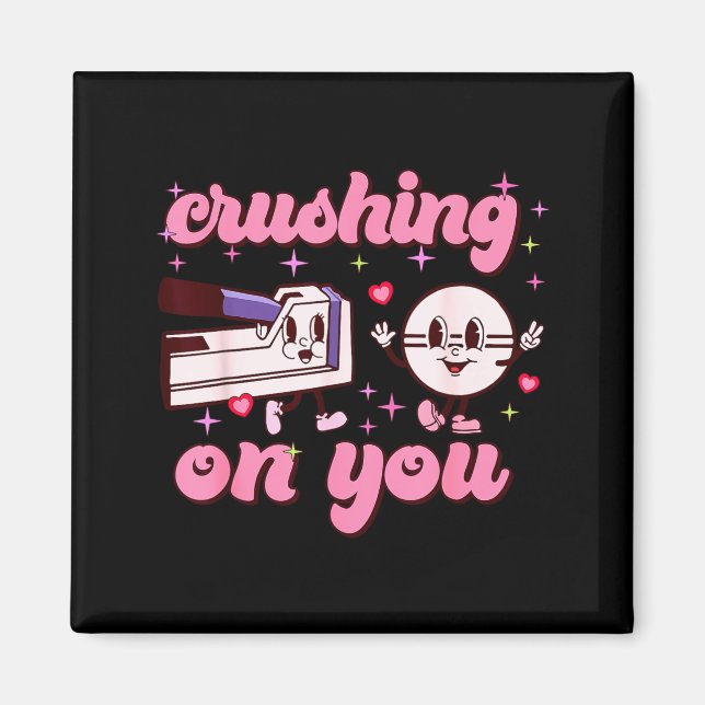 Aimant Crushing On You Peds Cu Rn Aid Rn Nurse Valentines (Devant)