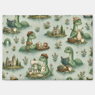 Aimant Cryptides confortables Nessie Monstre du Loch Ness