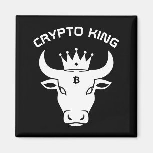 Aimant Crypto King Noir