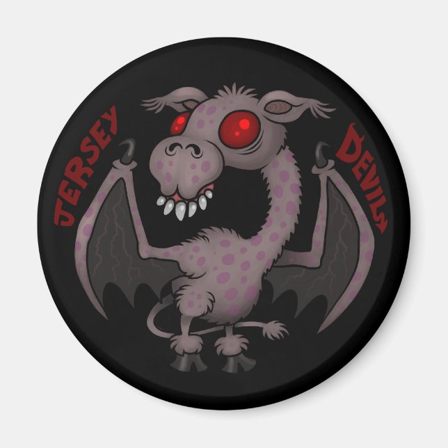 Aimant CRYPTOZOOLOGIE : Jersey Devil (Devant)