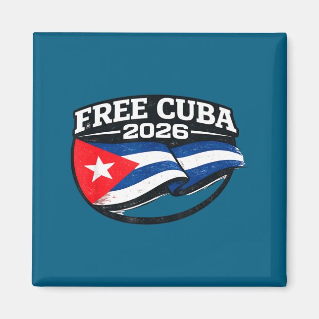 Aimant Cuba Cuba Libre Doctrine Monroe Conception (Devant)