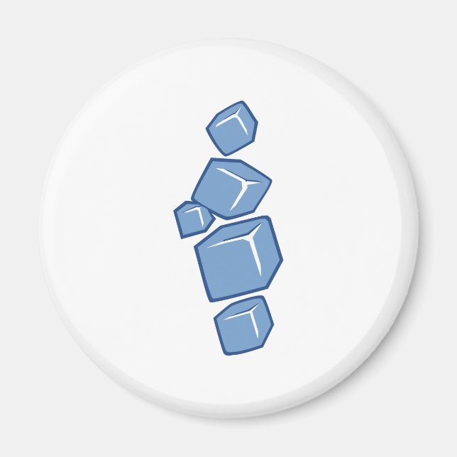 Aimant Cubes de glace (Devant)