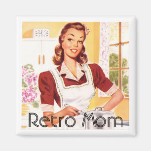 Aimant Cuisine de la mère rétro des années 1950