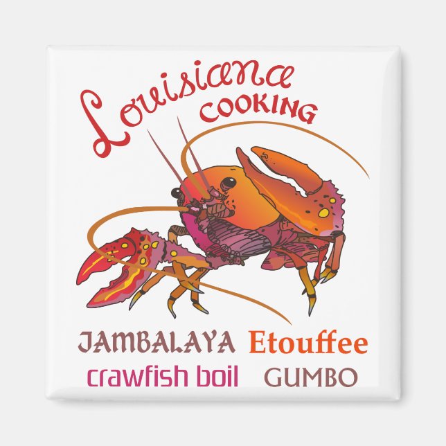 Aimant Cuisine Louisiane (Devant)