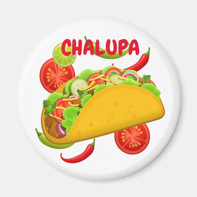 Aimant Cuisine mexicaine Chalupa (Devant)