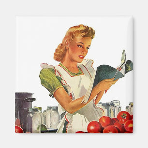 Aimant ~ CUISINE RETRO Mi-siècle Maison Canning