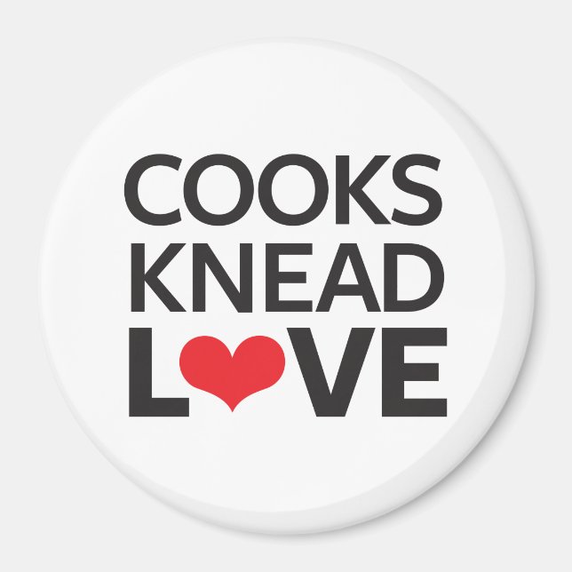 Aimant Cuisines Knead Love (Devant)