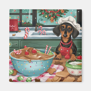 Aimant Cuisson des Fêtes de la Saucisse : Noël Festif