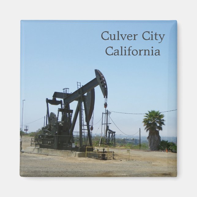 Aimant Culver City/Oil Rig Magnet! (Devant)