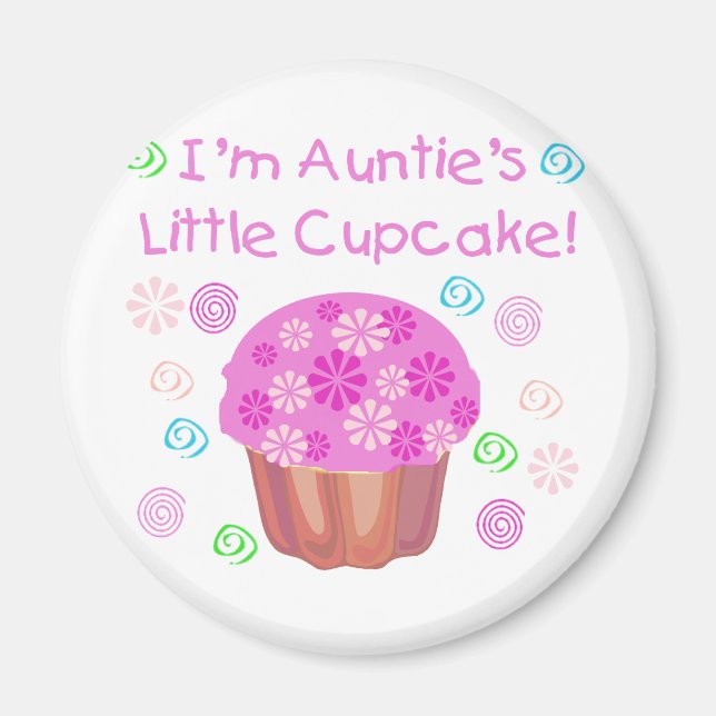 Aimant Cupcake de Tante (Devant)