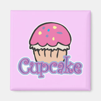 Aimant Cupcake rose