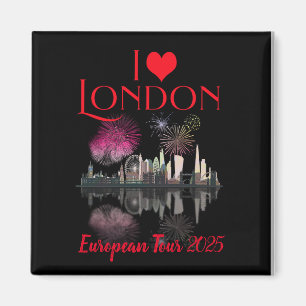 Aimant Custom I Love London Skyline King Coronation