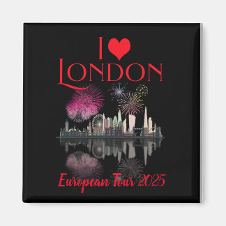 Aimant Custom I Love London Skyline King Coronation
