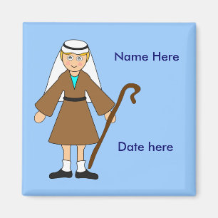 Aimant Customisez-moi — Nativité des enfants "Joseph"