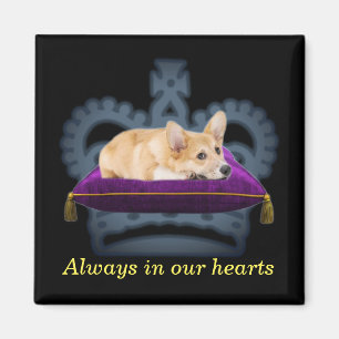 Aimant Customizable Queen corgi cushion crown