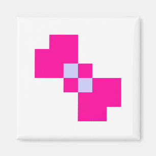 Aimant Cute 8 bits Pixel Bow