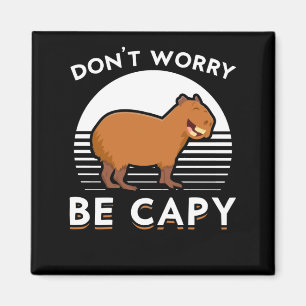 Aimant Cute Capybara Funny Zoo animal