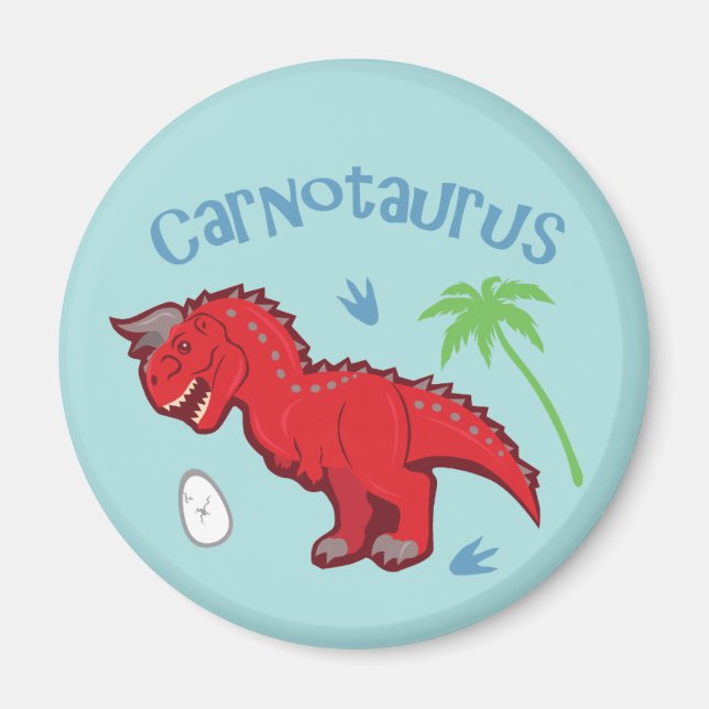 Aimant Cute Carnotaurus (Devant)