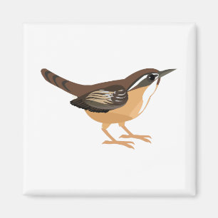 Aimant Cute Carolina Wren