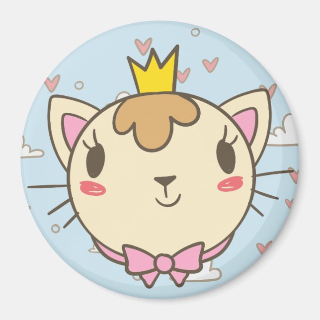 Aimant Cute chat (Devant)