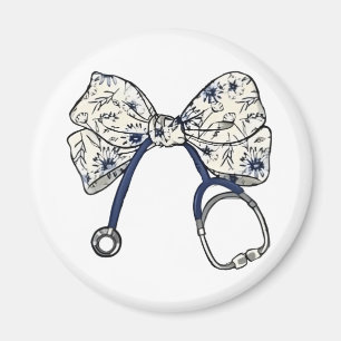 Aimant Cute Coquette Bow Coquette Bow Nurse Nurse