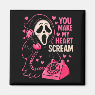 Aimant Cute Creepy Horror Fais Crier Mon Cœur pour la Sai