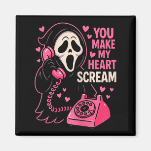 Aimant Cute Creepy Horror Fais Crier Mon Cœur pour la Sai