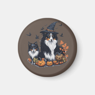 Aimant Cute Dog Halloween
