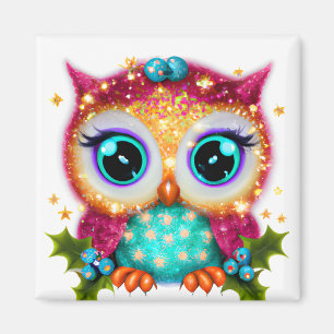 Aimant Cute et adorable Kawaii Baby Owl