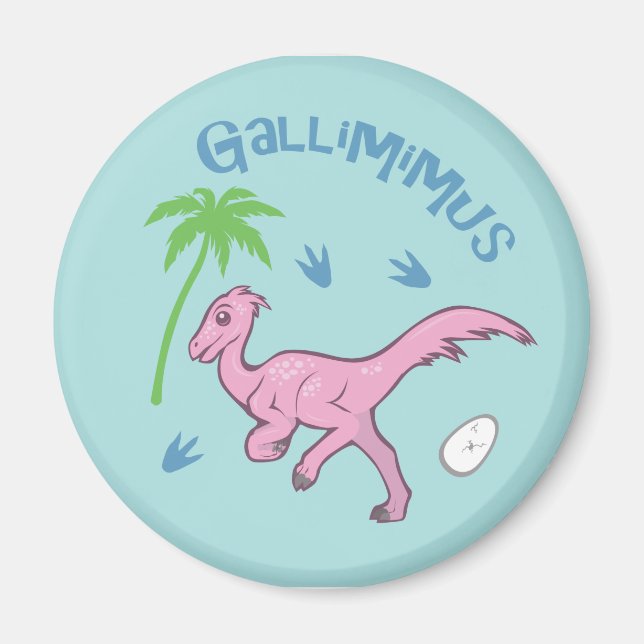 Aimant Cute Gallimimus (Devant)