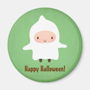 Aimant Cute Garçon En Feuille Costume Fantôme