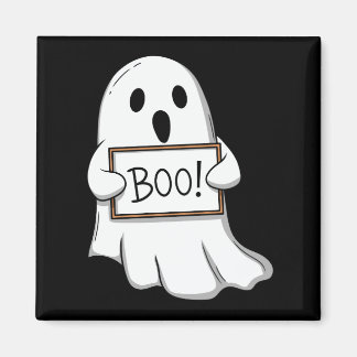 Aimant Cute Ghost BOO Sign Pin Button