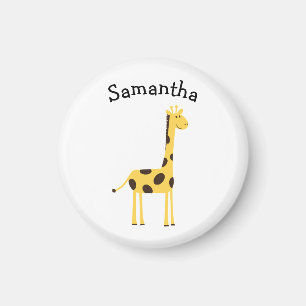 Aimant Cute Giraffe Personnalisée