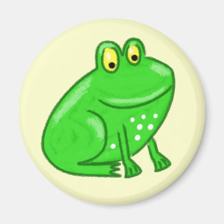 Aimant Cute grenouille caricaturale