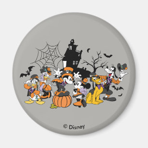 Aimant Cute Halloween Mickey et amis