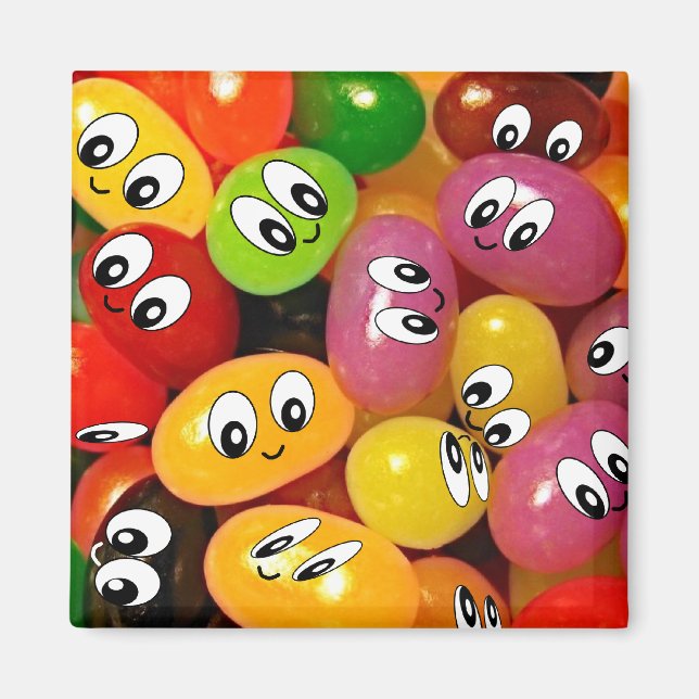 Aimant Cute Jelly Bean (Devant)