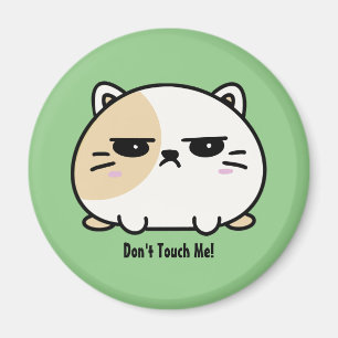 Aimant Cute Kawaii Chubby Angry Mochi Chat