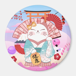 Aimant Cute Lucky Cat