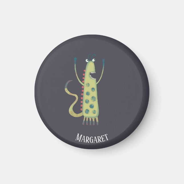 Aimant Cute Monster Personnalisé (Devant)