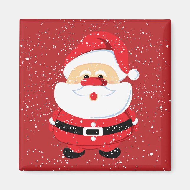 Aimant Cute Noël du Père Noël (Devant)