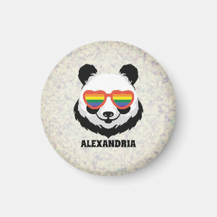 Aimant Cute Ours Panda Arc en ciel LGBTQ