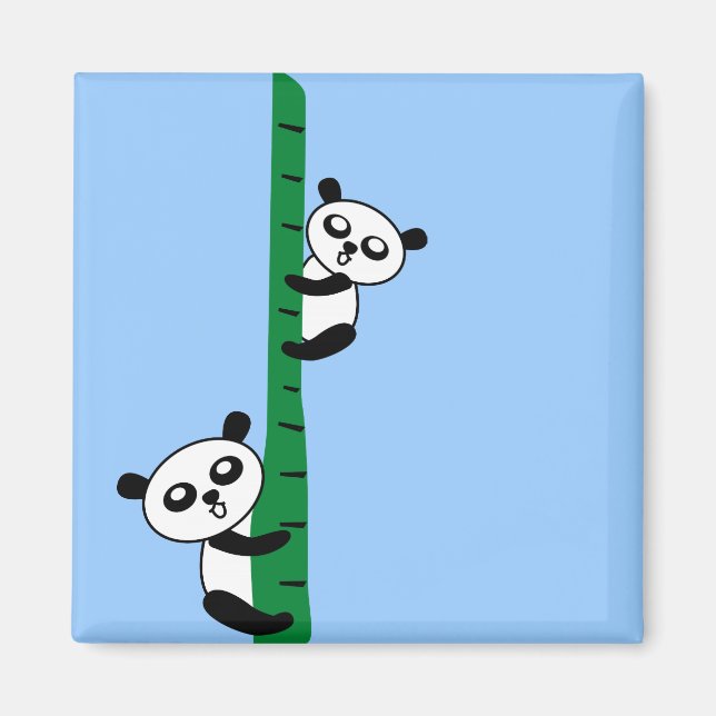 Aimant Cute Pandas (Devant)