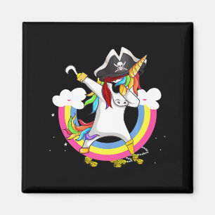 Aimant Cute Pirate Magique Unicorne Amusant Awesome Hallo