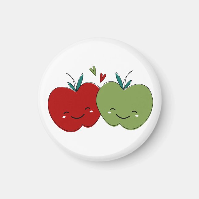 Aimant Cute pomme (Devant)