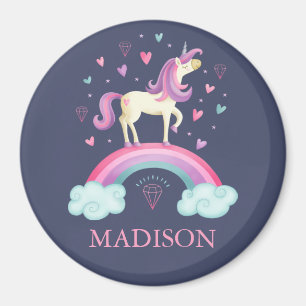 Aimant Cute Rainbow Unicorn