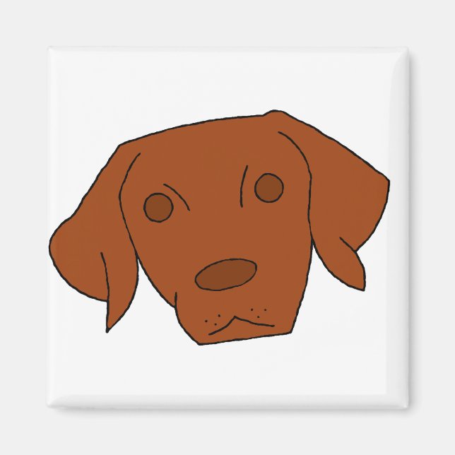 Aimant Cute Vizsla (Devant)